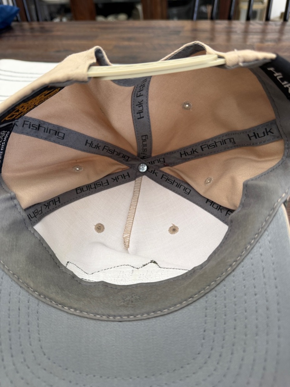 Huk Tan Cap with Olive Fish Logo - Picture 5 of 5